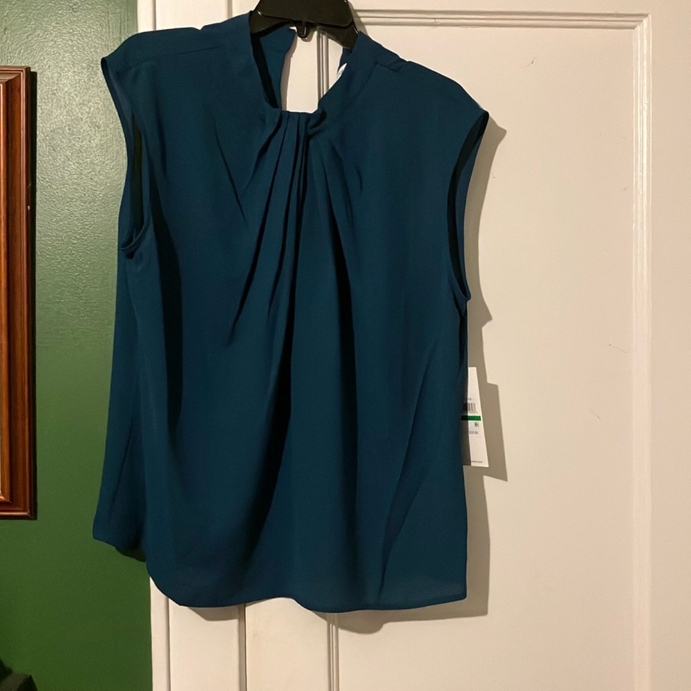 Calvin Klein brand sleeveless blouse new with tags beautiful